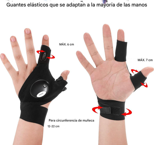 Guantes LED de Iluminación